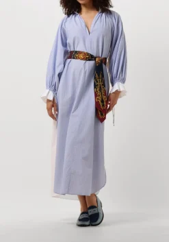 MES DEMOISELLES e maxi jurk wiki lichtblauw Discount