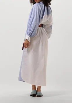 MES DEMOISELLES e maxi jurk wiki lichtblauw Discount