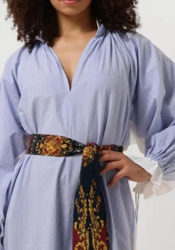 MES DEMOISELLES e maxi jurk wiki lichtblauw Discount
