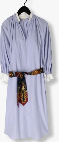 MES DEMOISELLES e maxi jurk wiki lichtblauw Discount