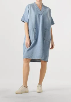 PENN & INK e mini jurk dress lichtblauw Hot