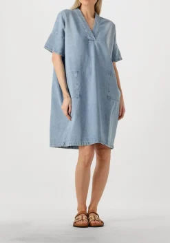 PENN & INK e mini jurk dress lichtblauw Hot