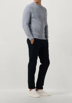 PROFUOMO e trui structure crew neck lichtblauw Discount