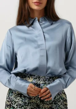 SECOND FEMALE e blouses galla classic shirt lichtblauw Sale