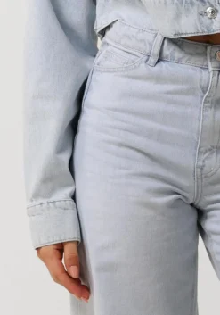 SECOND FEMALE e wide jeans fira jeans lichtblauw Discount