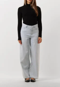 SECOND FEMALE e wide jeans fira jeans lichtblauw Discount