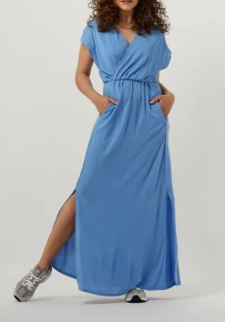 SECOND FEMALE e maxi jurk arezzo dress lichtblauw New
