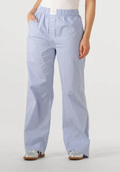 SECOND FEMALE e wijde broek tenby trousers lichtblauw Discount