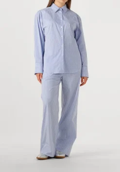 SECOND FEMALE e wijde broek tenby trousers lichtblauw Discount