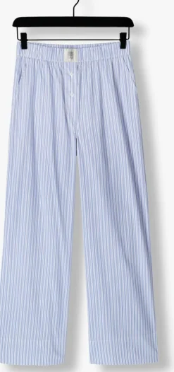 SECOND FEMALE e wijde broek tenby trousers lichtblauw Discount