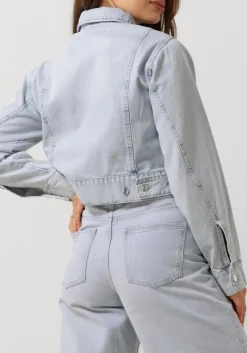 SECOND FEMALE e spijkerjas fira jacket lichtblauw Hot