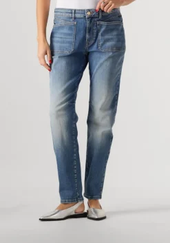 SUMMUM e tapered jeans tapered jeans soft lichtblauw Online