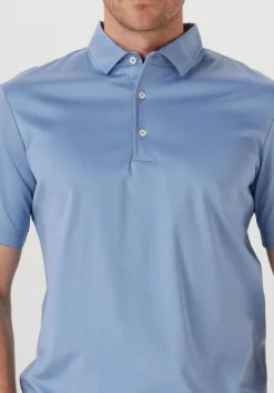 VALENZA e polo supima polo schiller collar s/s lichtblauw Hot