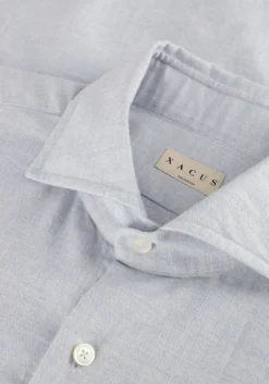 XACUS e casual overhemd 91175 721ml lichtblauw New
