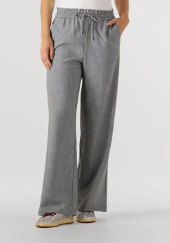 AMAYA AMSTERDAM lichtgrijze wijde broek henny lichtgrijs New