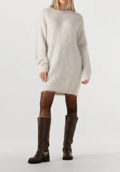 AMERICAN VINTAGE lichtgrijze midi jurk niby lichtgrijs Best