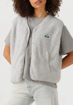 AMERICAN VINTAGE lichtgrijze gilet hoktown lichtgrijs Best