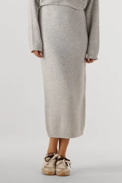 AMERICAN VINTAGE lichtgrijze midirok raxow-b lichtgrijs Hot