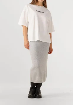 AMERICAN VINTAGE lichtgrijze midirok raxow-b lichtgrijs Hot