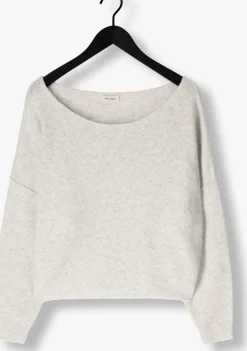 AMERICAN VINTAGE lichtgrijze trui damsville lichtgrijs