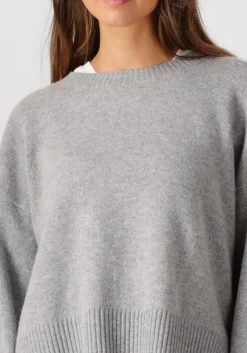 CLOSED lichtgrijze trui v neck cardigan lichtgrijs Sale