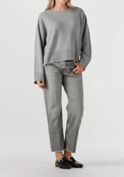 CLOSED lichtgrijze trui v neck cardigan lichtgrijs Sale