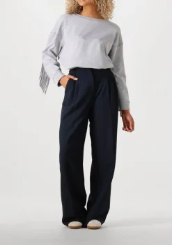 CO'COUTURE lichtgrijze trui studcc fringe sweat lichtgrijs Hot