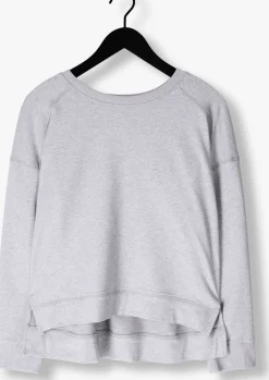 CO'COUTURE lichtgrijze trui studcc fringe sweat lichtgrijs Hot