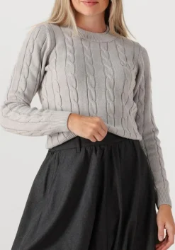 COPENHAGEN MUSE lichtgrijze trui cmkotom-pullover lichtgrijs Discount