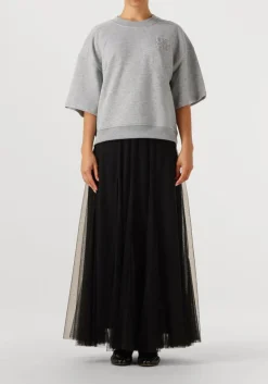 DANTE6 lichtgrijze sweater rogue kimono sleeve sweater lichtgrijs Discount