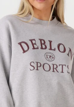 DEBLON SPORTS lichtgrijze sweater lilou sweater lichtgrijs Outlet