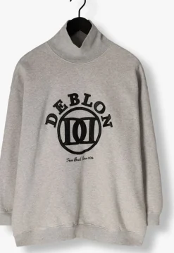 DEBLON SPORTS lichtgrijze sweater tess sweater lichtgrijs Clearance