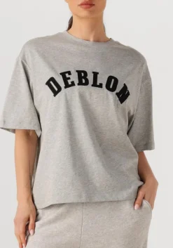 DEBLON SPORTS lichtgrijze t-shirt lou t-shirt lichtgrijs Best