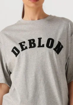 DEBLON SPORTS lichtgrijze t-shirt lou t-shirt lichtgrijs Best