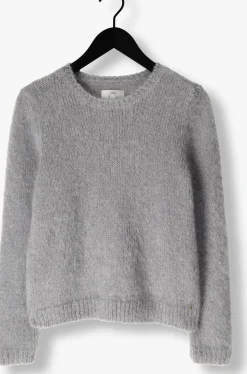 DES PETITS HAUTS lichtgrijze trui chouky lichtgrijs Outlet