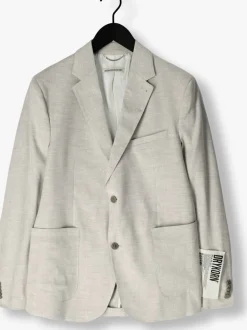 DRYKORN lichtgrijze colberts carles lichtgrijs Outlet