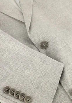 DRYKORN lichtgrijze colberts carles lichtgrijs Outlet