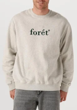 FORÉT lichtgrijze forét sweater boat sweatshirt lichtgrijs Online