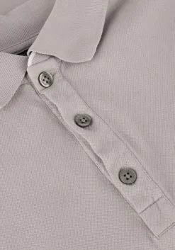 GENTI lichtgrijze polo polo 3 button ss j2001-1212 lichtgrijs Hot