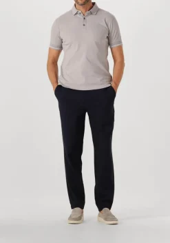 GENTI lichtgrijze polo polo 3 button ss j2001-1212 lichtgrijs Hot