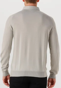 GRAN SASSO lichtgrijze polo polo l slv lichtgrijs Clearance