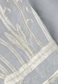 GREEK ARCHAIC KORI lichtgrijze maxi jurk 430582 lichtgrijs Hot