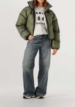 HAUTE L'AMITIÉ lichtgrijze haute l'amitié trui college curve sweat lichtgrijs Online