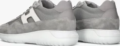 HOGAN lichtgrijze lage sneakers interactive3 allacciato pelle lichtgrijs New