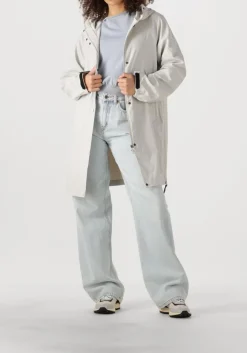 KRAKATAU lichtgrijze parka's qw458 lichtgrijs Discount