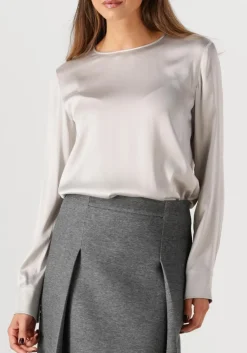 MAX MARA lichtgrijze blouses lodi lichtgrijs Discount