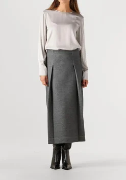 MAX MARA lichtgrijze blouses lodi lichtgrijs Discount