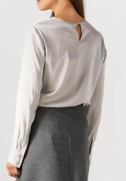 MAX MARA lichtgrijze blouses lodi lichtgrijs Discount