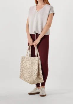 MOS MOSH lichtgrijze t-shirt nadi lichtgrijs