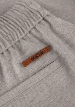 MOSCOW lichtgrijze wijde broek 92-02-sementy lichtgrijs Outlet